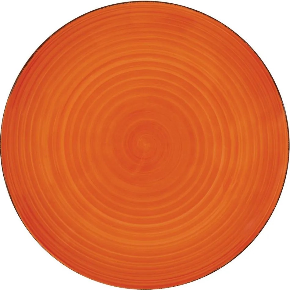 Lamart LT9087 Happy kerámia desszertes tányér, átmérő 19 cm, narancssárga
