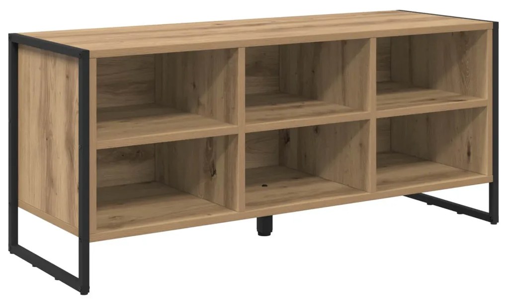 Cipőszekrény tárolóval Művészi tölgy 60 x 35 x 44 cm Faanyag