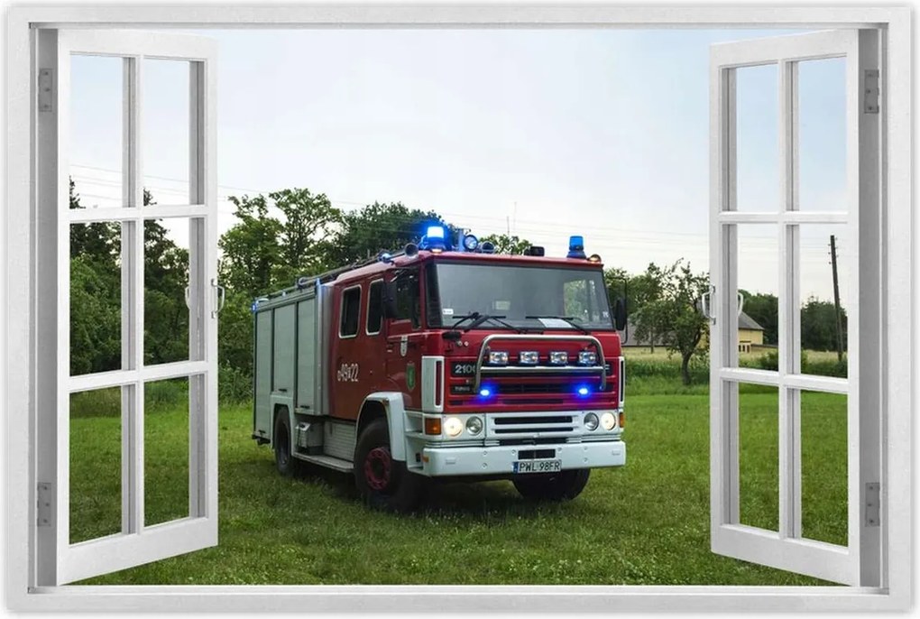 Poszterek 90x60 Tűzoltóautó