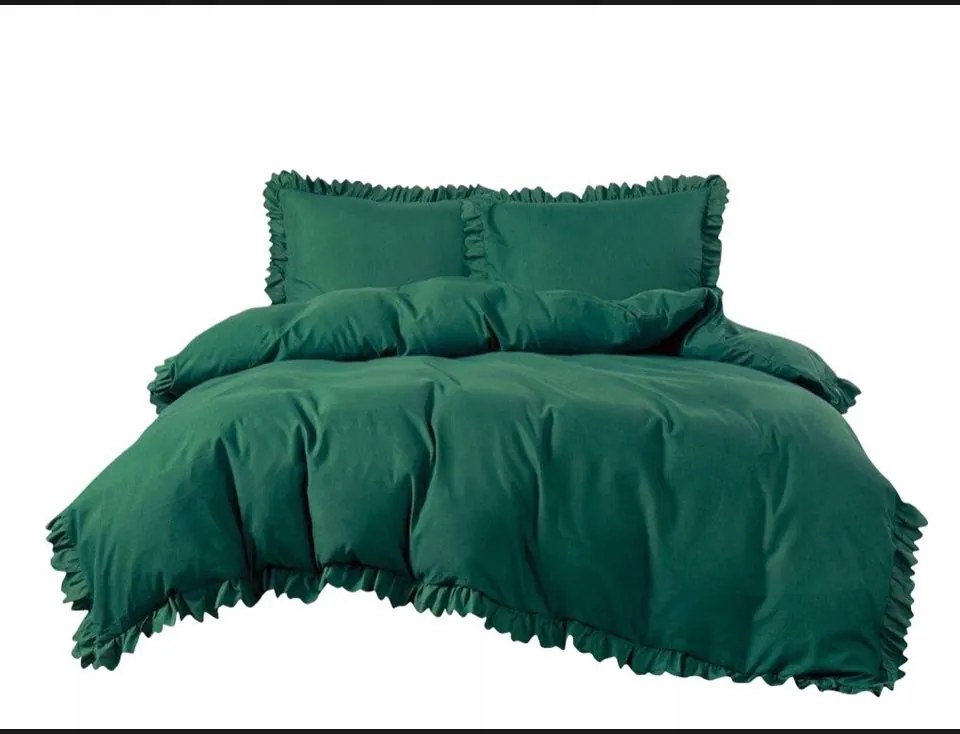 Elegáns, mikroszálas fodros ágyneműhuzat elegáns 140x200 cm