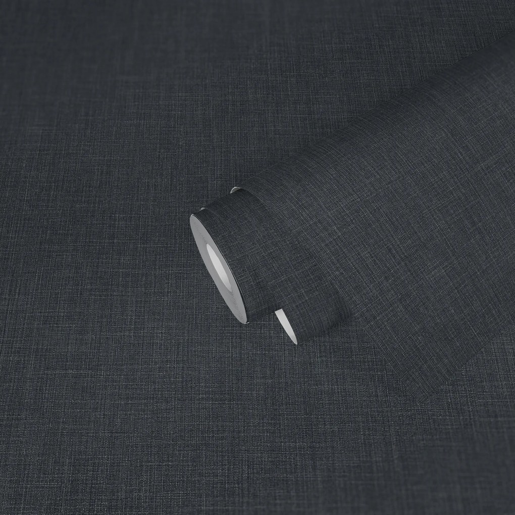 Vinyl tapéta, mosható grafit vászon anyag