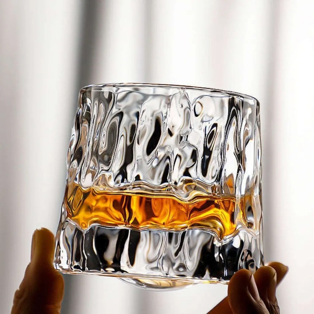 2 részes boroszilikát whisky pohár szett 160 ml