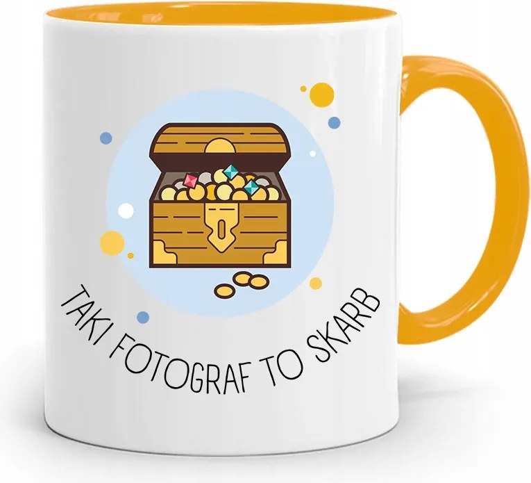Sárga Fotós Bögre Egy Ilyen Fotós Egy Kincs, fényképes nyomtatással