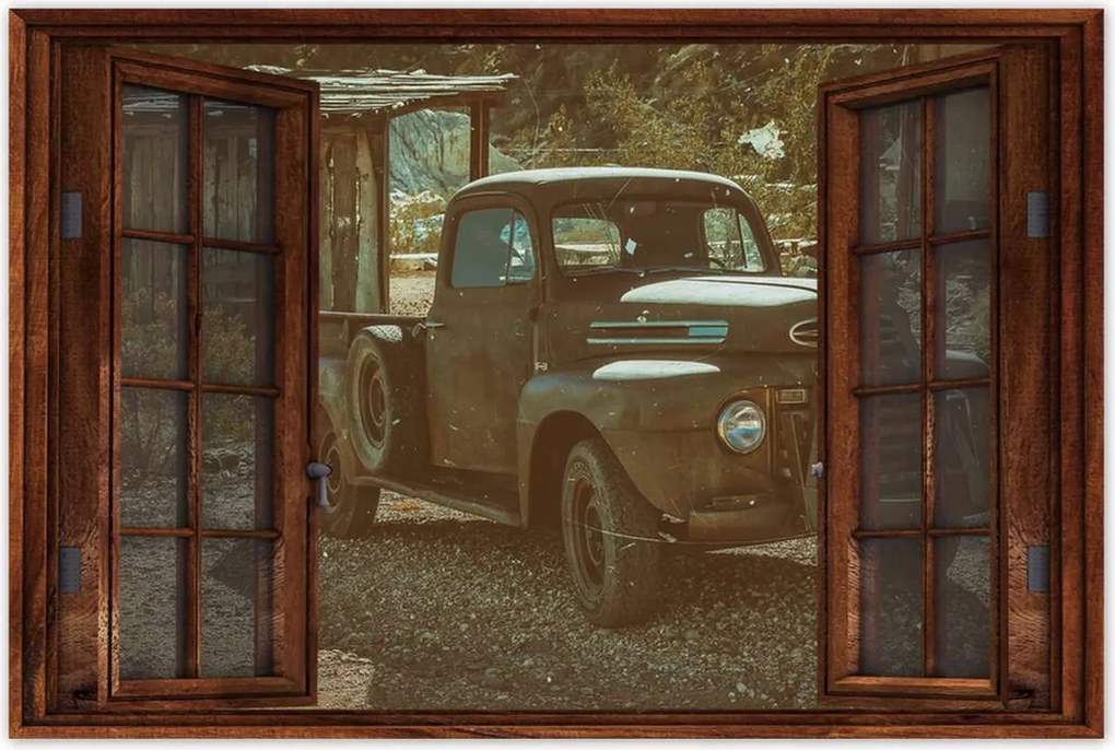 Poszterek 90x60 Amerikai teherautó