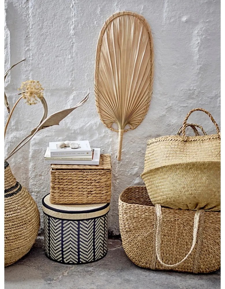 Pálmalevél fali dekoráció 26x67 cm Oumou – Bloomingville