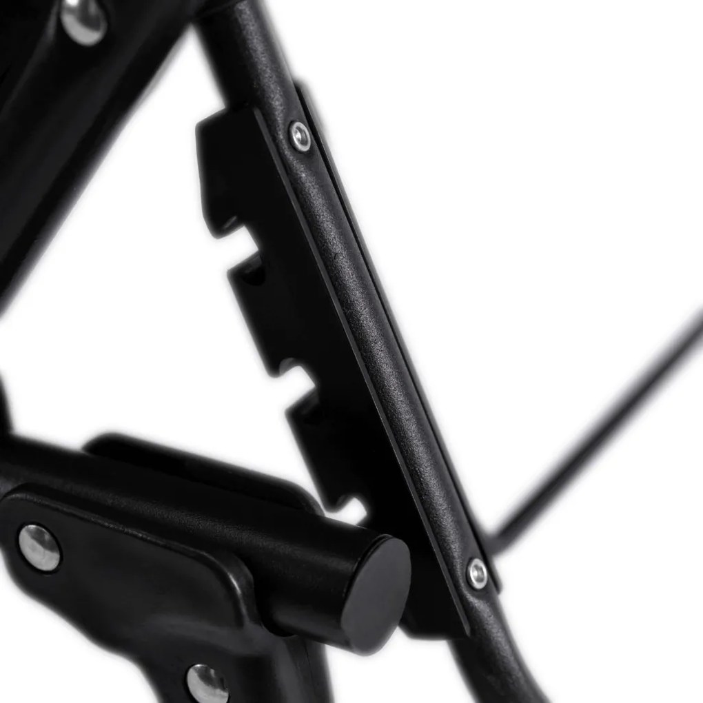 Kempingágy Fekete VENUS