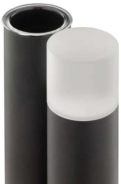 Brilliant - SAYU LED dimmelhető, újratölthető érintésvezérlésű asztali lámpa LED/2,5W/5V 2700K IP44 fekete