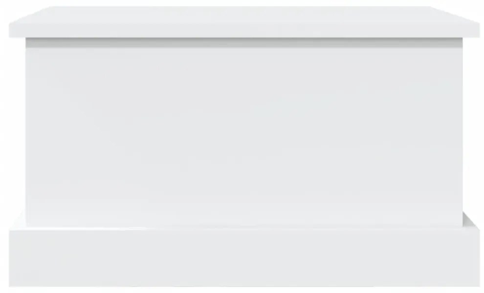 fehér, rétegelt fa tárolódoboz 50 x 30 x 28 cm