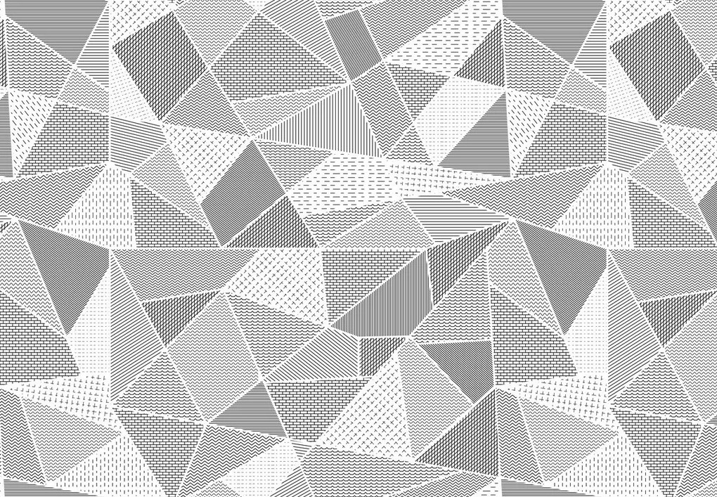Fotótapéta - Sokszögek (147x102 cm)