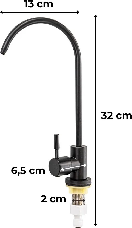 Víztiszító csaptelep mosogató tálcához