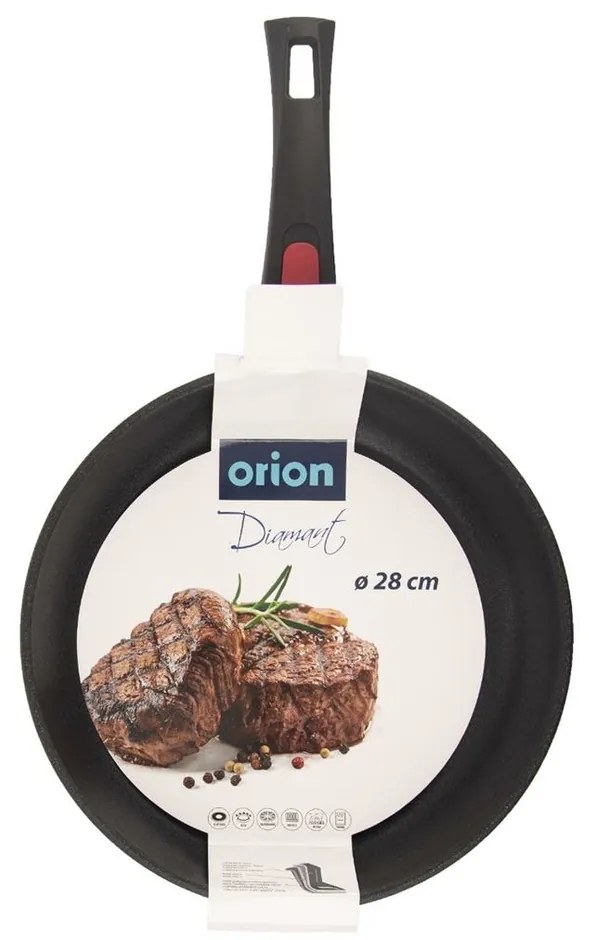 Orion DIAMANT serpenyő levehető fogantyúval, 28 cm