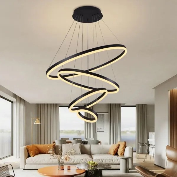 LED állítható fényerejű csillár kábellel LED/165W/230V 3000-6500K + DO