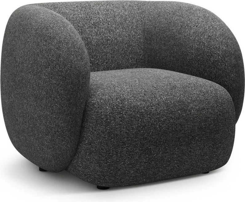 Sötétszürke fotel Kate – Micadoni