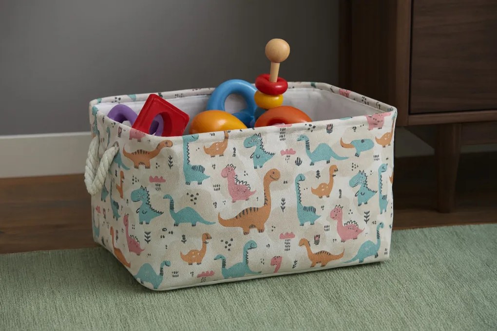 Fonott kosár tengerifűből bojtokkal 28 x 20 x 26/36 cm