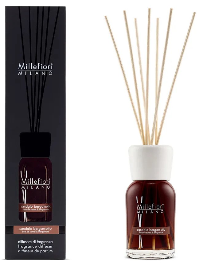 Millefiori Milano Sandalo Bergamotto diffúzor, 100 ml