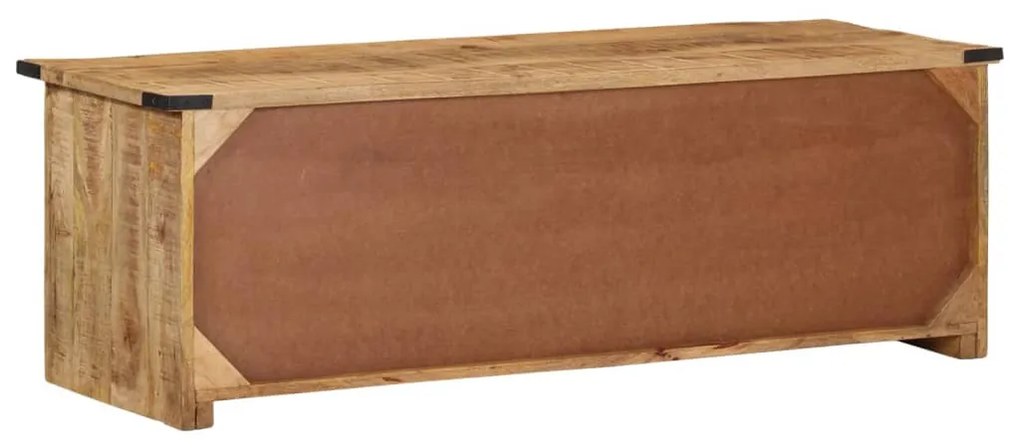 tömör mangófa TV-szekrény ajtóval 105 x 35 x 36 cm