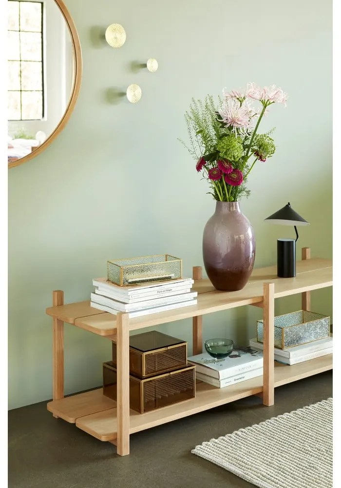 Fali tükör bambusz kerettel ø 60 cm Mood – Hübsch