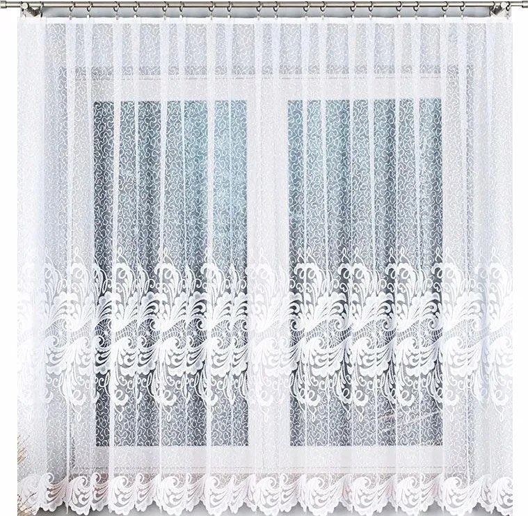 Iwona mintás 049312 méret 400x170cm jacquard függöny, egyenes (szegélyekkel)