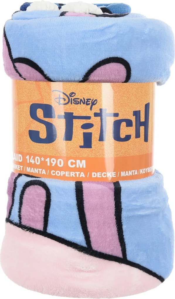 Disney Lilo és Stitch, A csillagkutya Love sherpa takaró 140x190 cm