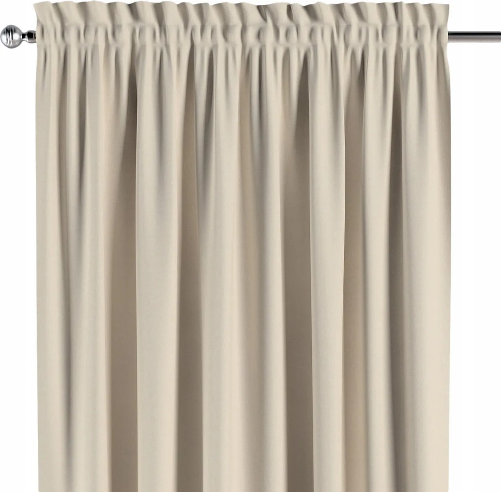 Csatornafüggöny frufruval 1 db 130x245cm barna