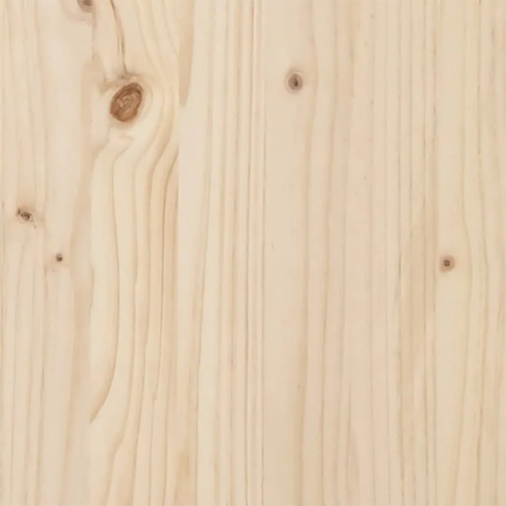tömör fenyőfa könyvespolcos ágy matrac nélkül 200 x 200 cm