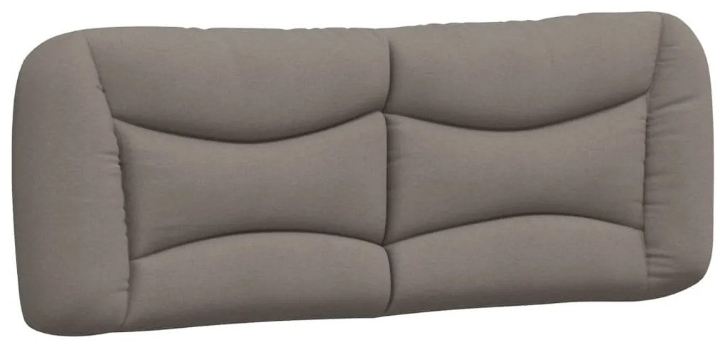 tópszínű szövet fejtámla párna 120 cm