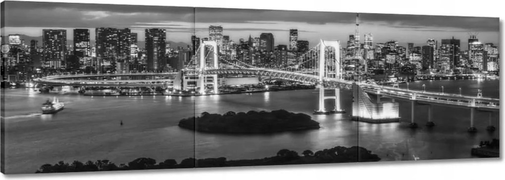 Festmények 120x40 Tokió Eiffel-torony híd