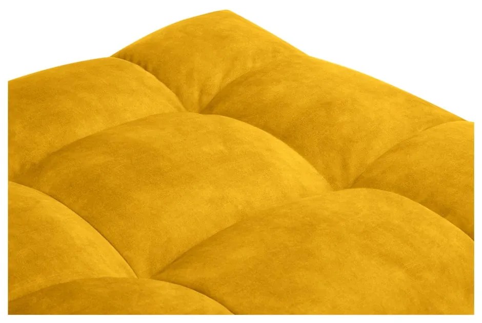Vesta sárga bársony puff - Windsor &amp; Co Sofas
