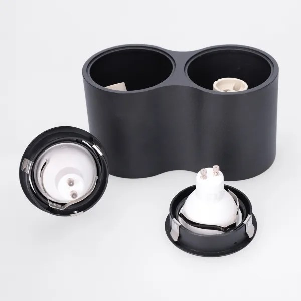 BRILAGI - Spotlámpa MIA DOUBLE 2xGU10/30W/230V fekete
