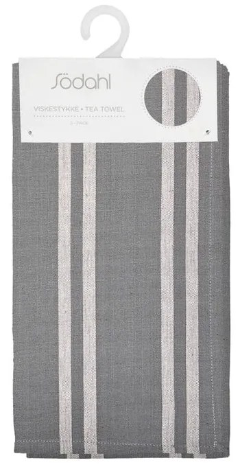 2 db bézs-szürke pamut edényfogó, 50 x 70 cm - Södahl