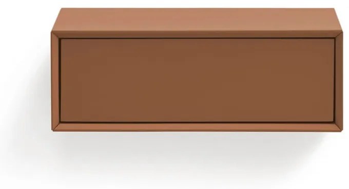 Téglavörös függő éjjeliszekrény Platt – Teulat