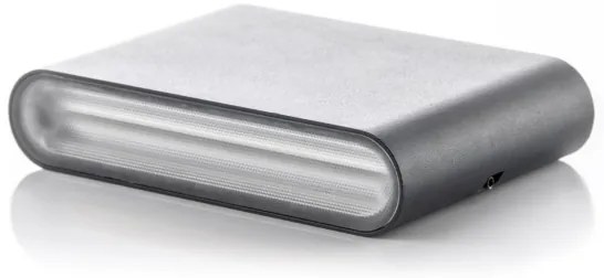 LED2 - LED Kültéri fali lámpa FLAT 2xLED/3W/230V IP65 fekete