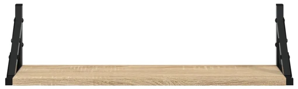 2 db sonoma tölgy fali polc 60 x 15 x 15,5 cm
