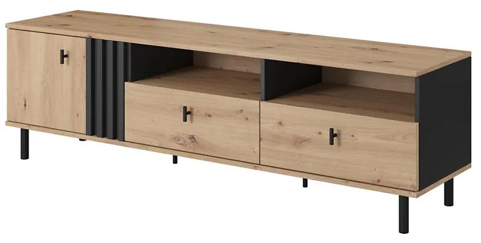 TV állvány BADIA tölgy/antracit színben