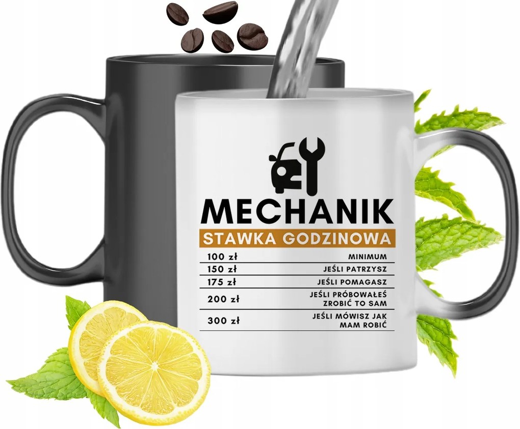 Mágikus Bögre Színváltó Mechanikusoknak, fényképes nyomtatással