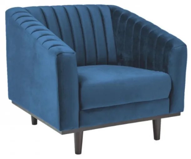 Asprey Velvet 1 fotel sötétkék