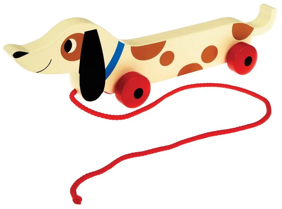 Charlie The Sausage Dog húzható fajáték, hossz 31,5 cm - Rex London