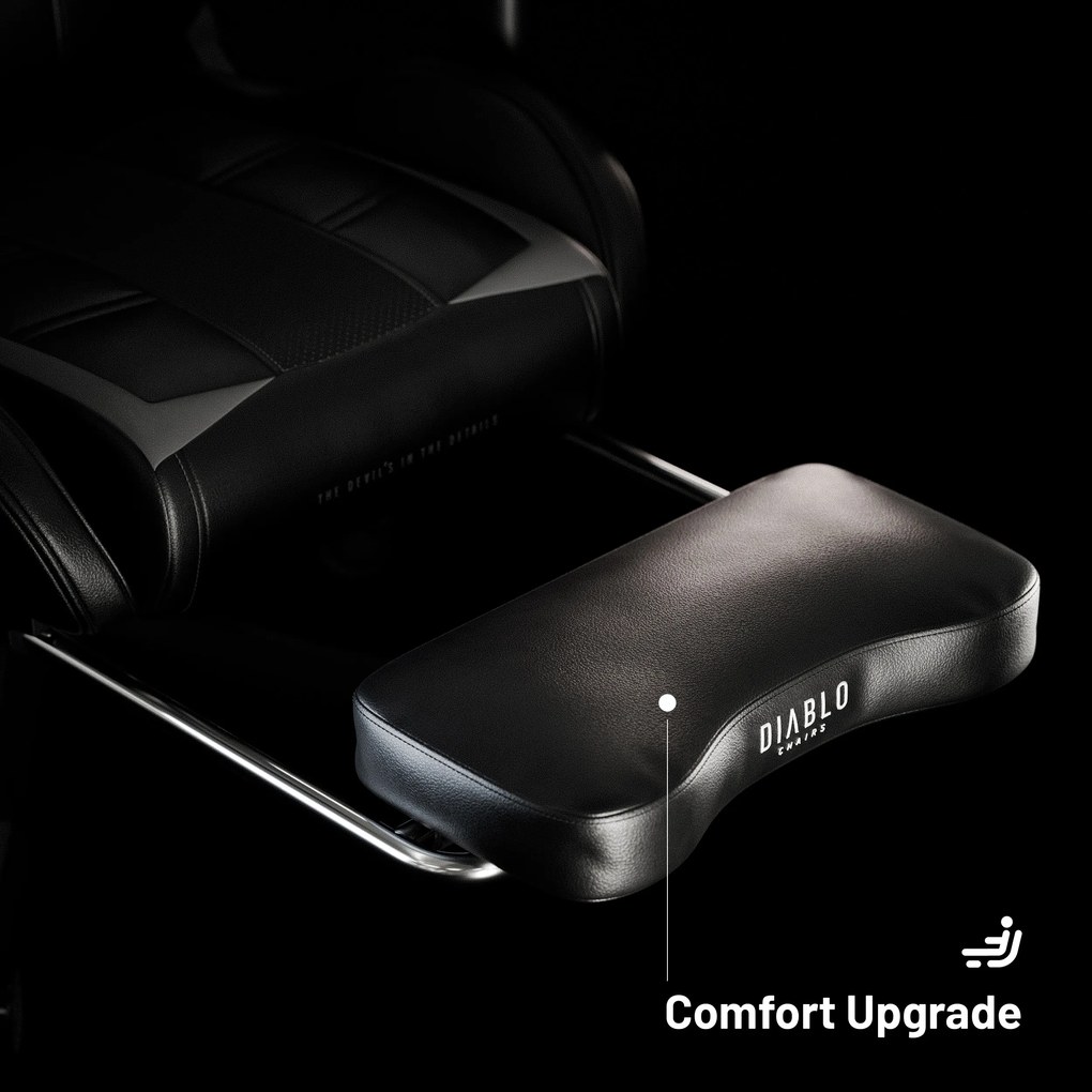 Lábtartó a Diablo X-Ray 2.0 gamer székhez: fekete