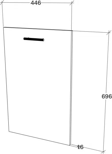 Benita Bronz 45x70x2 cm N