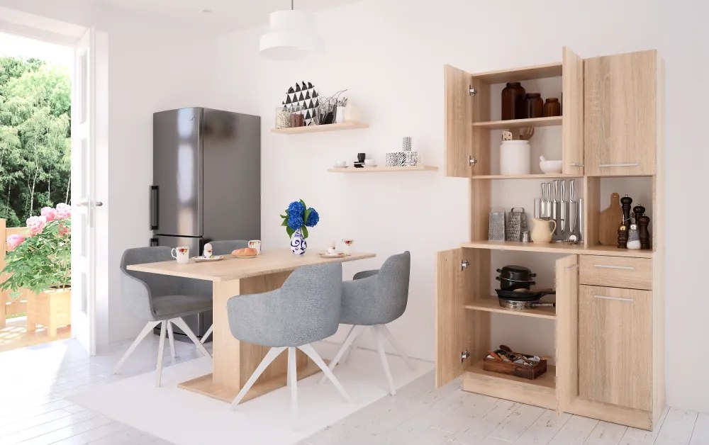 Hatajtós szekrény, sonoma tölgy, PELION NEW