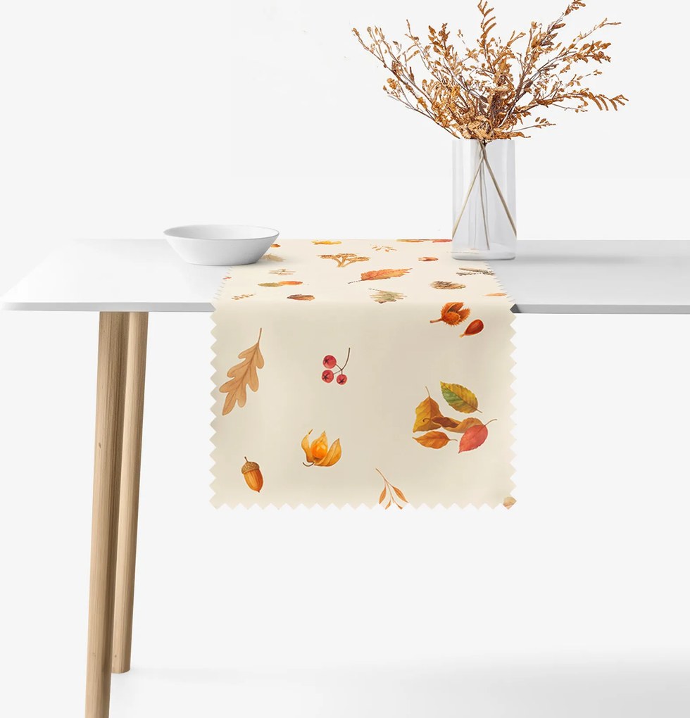 Goldea teflonbevonatú asztali futó - őszi természet 50x120 cm