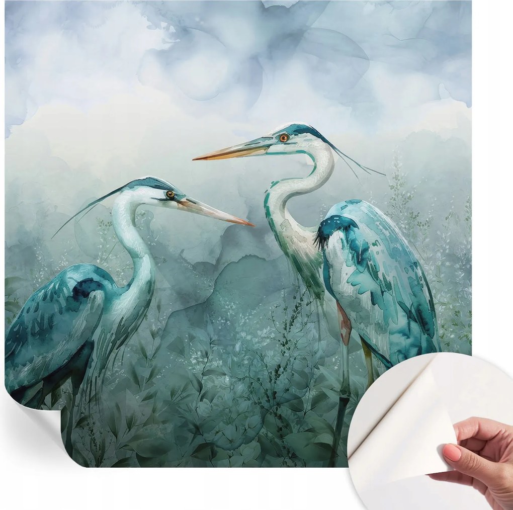 Dekoratív öntapadós fotótapéta Hálószobába A természet madarai 250x250 cm