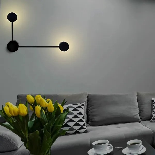 LED fali lámpa JOY 2xGX53/6W/230V fekete