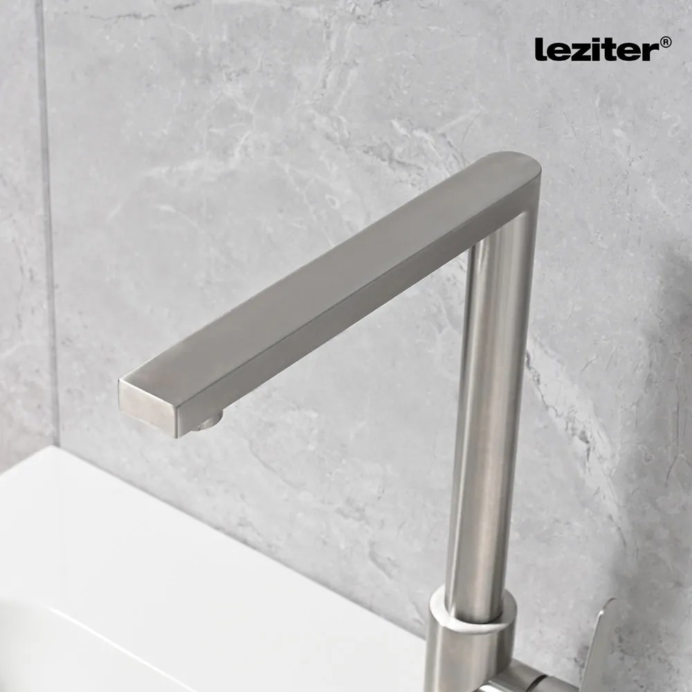 Valen mosogató csaptelep szálcsiszolt