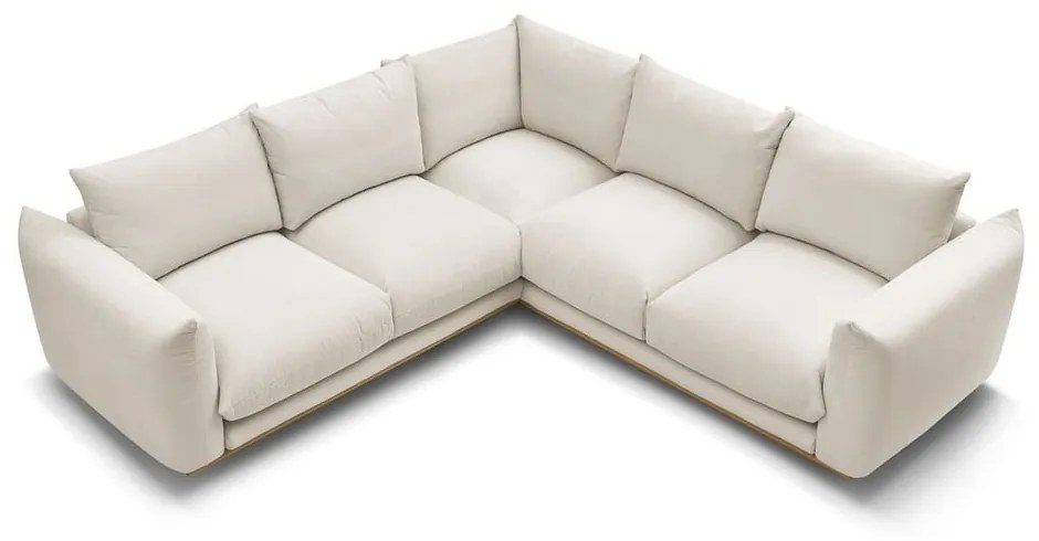 Krémszínű sarokkanapé Ernest – Bobochic Paris