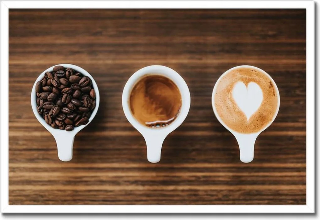 Poszterek keretben 60x40 Kávé a csészék szakértőjének