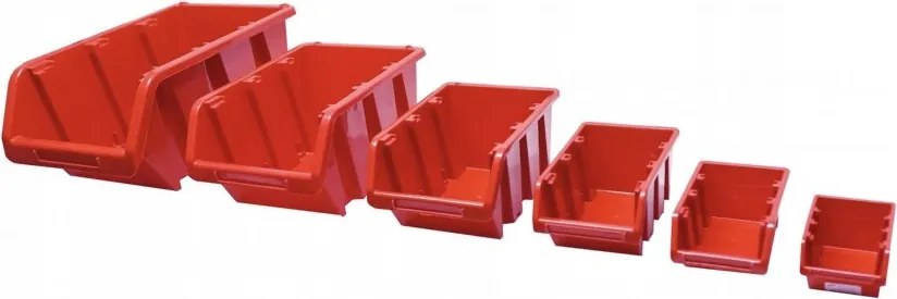 Raktári Tároló Doboz Piros Truck Ktr40-3020 390X240X180Mm