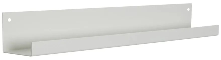 Világosszürke fém fali polc képekhez 60 cm Care – Hübsch