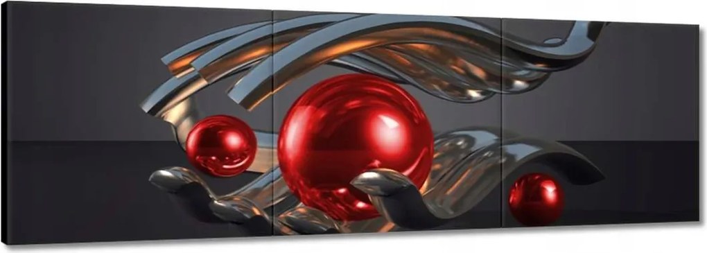 Képek 150x50 Piros gömbök a kézben