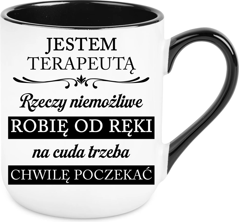 Bögre Elegáns Ajándék Terapeutának Lehetetlen Dolgokat Csinálok Azonnal